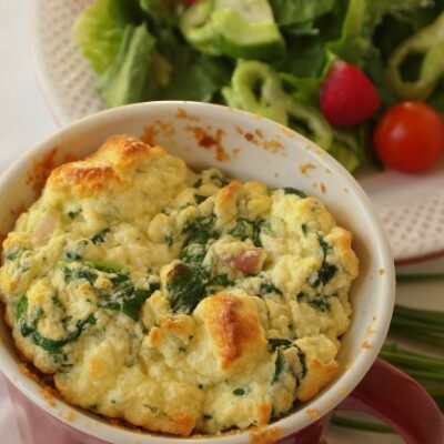 light spinach souffle
