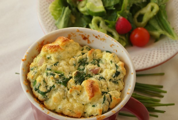 light spinach souffle