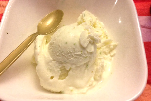 lime frozen yogurt