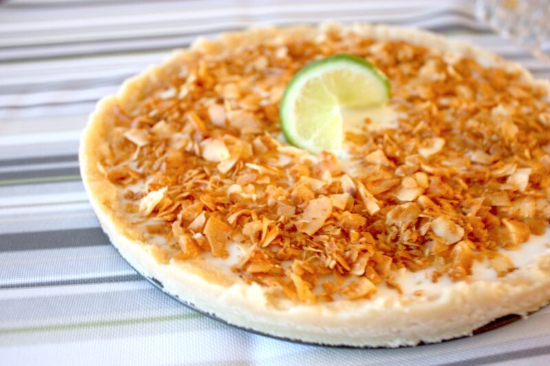 No-Bake Lime Curd Tart