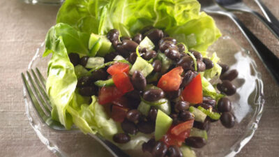 Lime-Zested Tomatillo-Black Bean Salad