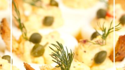 LOX & BAGEL Deviled Eggs