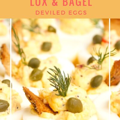 LOX & BAGEL Deviled Eggs