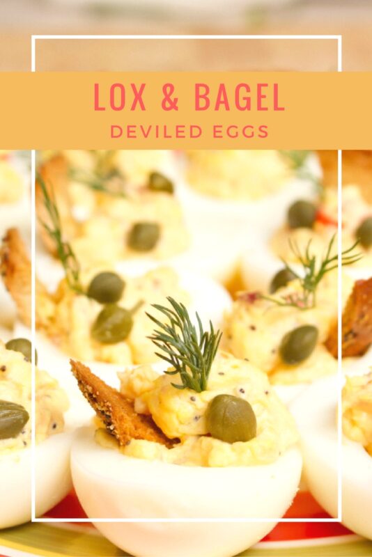 LOX & BAGEL Deviled Eggs