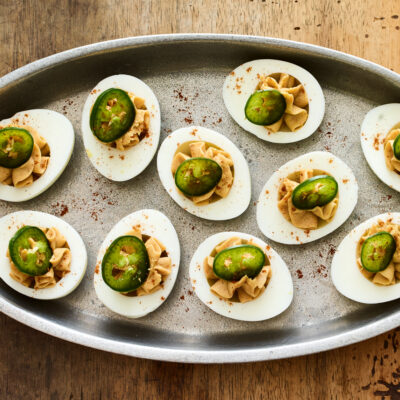 Lox Deviled Eggs
