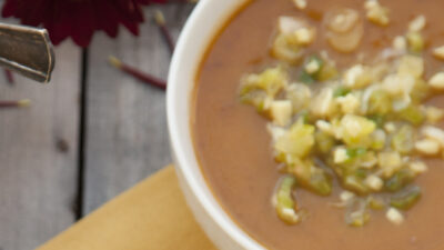 M Cafe's Kabocha Squash & Azuki Bean Soup Pg. 27