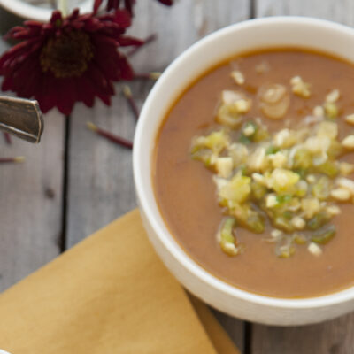 M Cafe's Kabocha Squash & Azuki Bean Soup Pg. 27