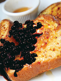Maine Wild Blueberry Granola French Toast