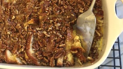 Make Ahead Pecan French Toast Casserole