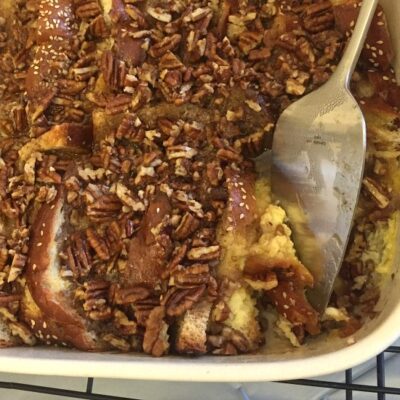 Make Ahead Pecan French Toast Casserole