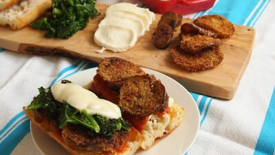 Make your own Eggplant Parmesan Sandwiches