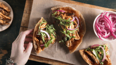 Malawah Pulled Chicken Pizza