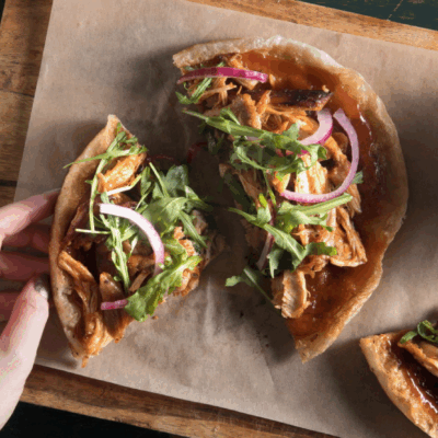 Malawah Pulled Chicken Pizza