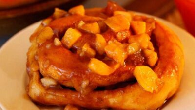 Mango Macadamia Caramel Rolls