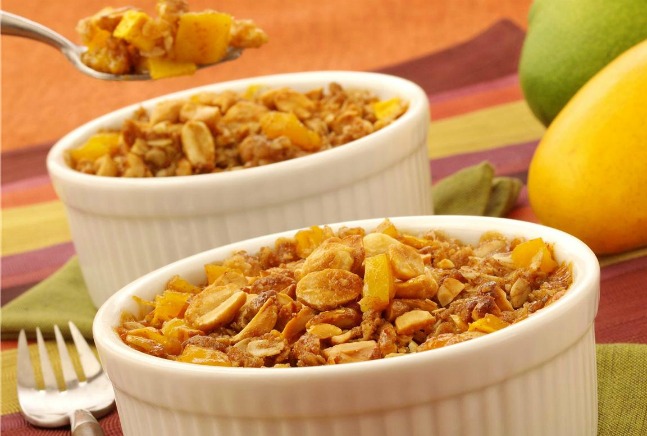 Mango Peanut Crisp