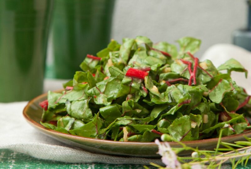 maple chard salad