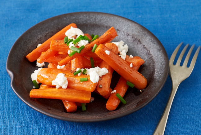 maple glazed carrots