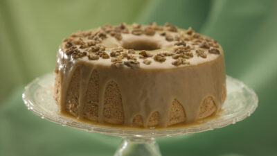 Maple Walnut Chiffon Cake