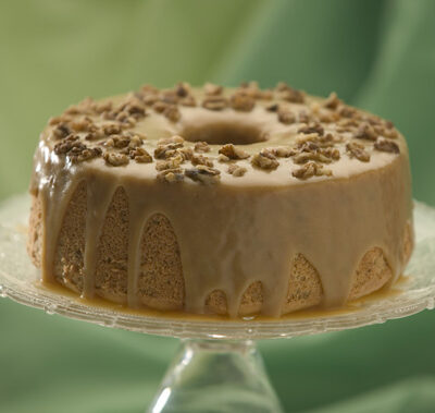 Maple Walnut Chiffon Cake