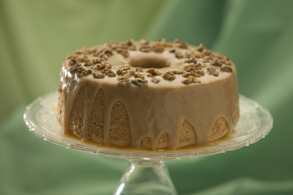 Maple Walnut Chiffon Cake