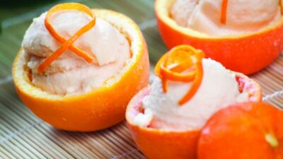 orange ice cream