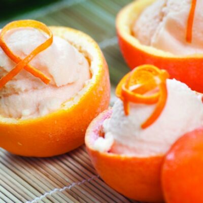 orange ice cream