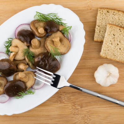 marinated mushrooms