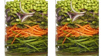 marinated vegetable salad modern menu raw vegan