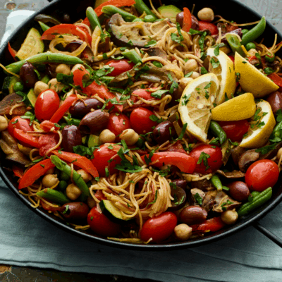 market fideua paella
