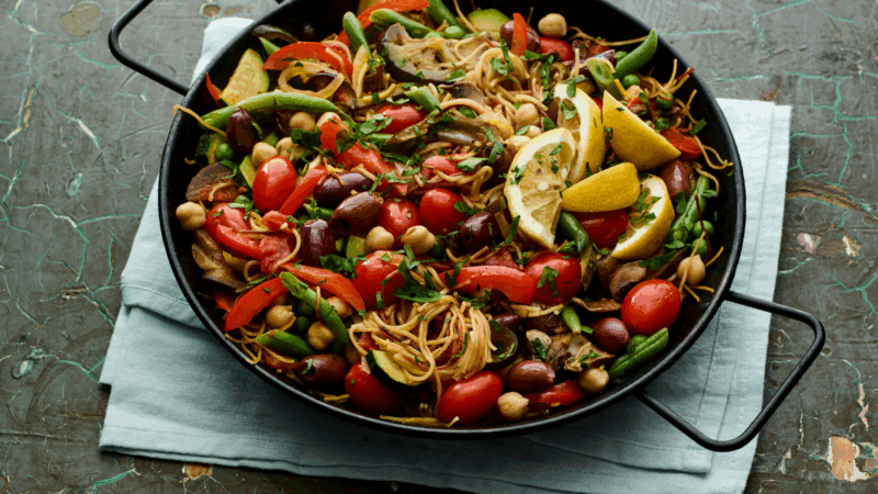 market fideua paella