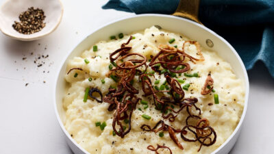 Creamy Mashed Turnips and Yukon Gold Potatoes