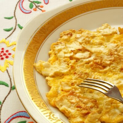 matzo brei mac 'n cheese