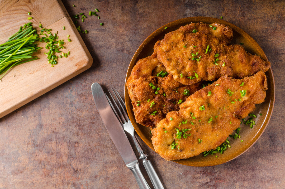 Matzo Chicken Schnitzel