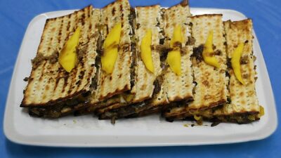 Matzo-panini-sandwiches