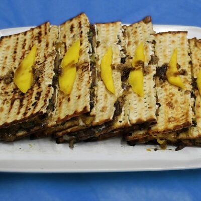 Matzo-panini-sandwiches