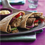 Mediterranean Beef Pitas