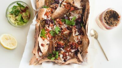 Mediterranean Dairy Lavash Nachos