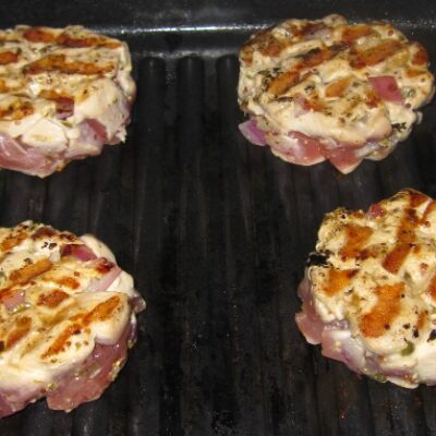 Mediterranean Tuna Burgers