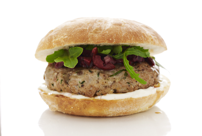 Mediterreanean Tuna Burger