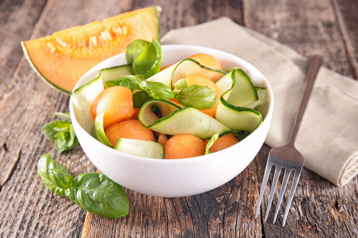 melon cucumber salad