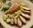 Mesquite Grilled Turkey Medallions with Caribbean Salsa