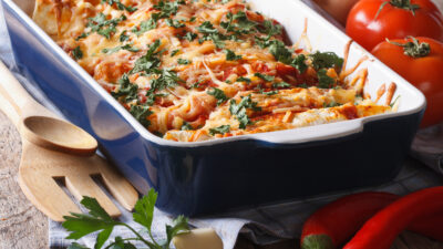 Vegetarian Mexican Taco Casserole