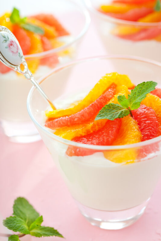 Meyer Lemon Panna Cotta
