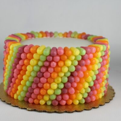 mike and ike decorated cake