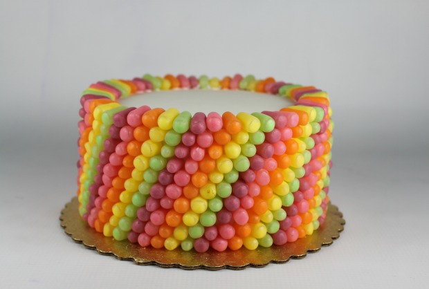 mike and ike decorated cake