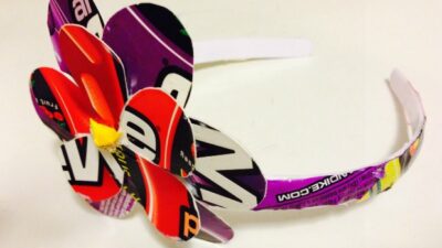 candy wrapper headband