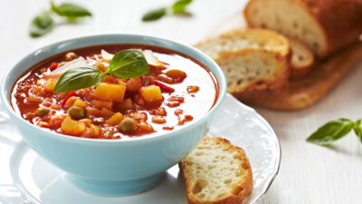 20 minute minestrone soup