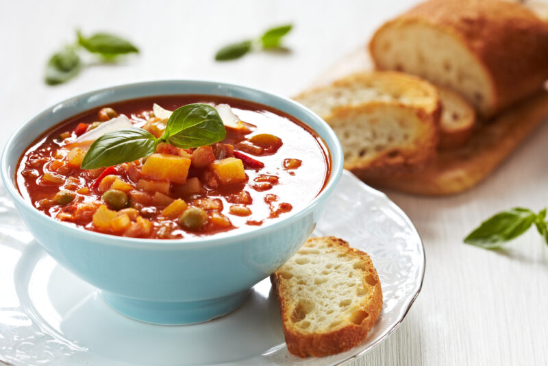 20 minute minestrone soup