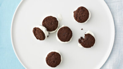 Mini Chocolate Coconut Sandwiches