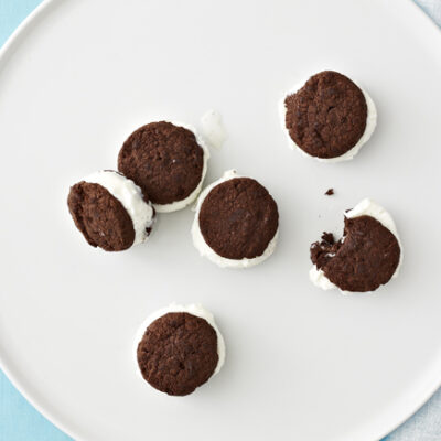 Mini Chocolate Coconut Sandwiches